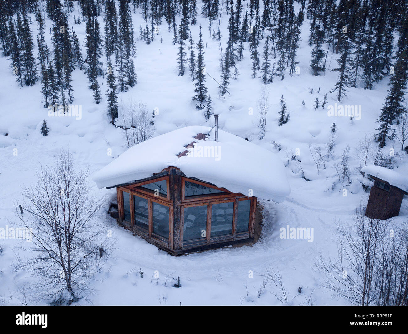 Immagini da intorno a Fairbanks e Chena Hot Springs Foto Stock