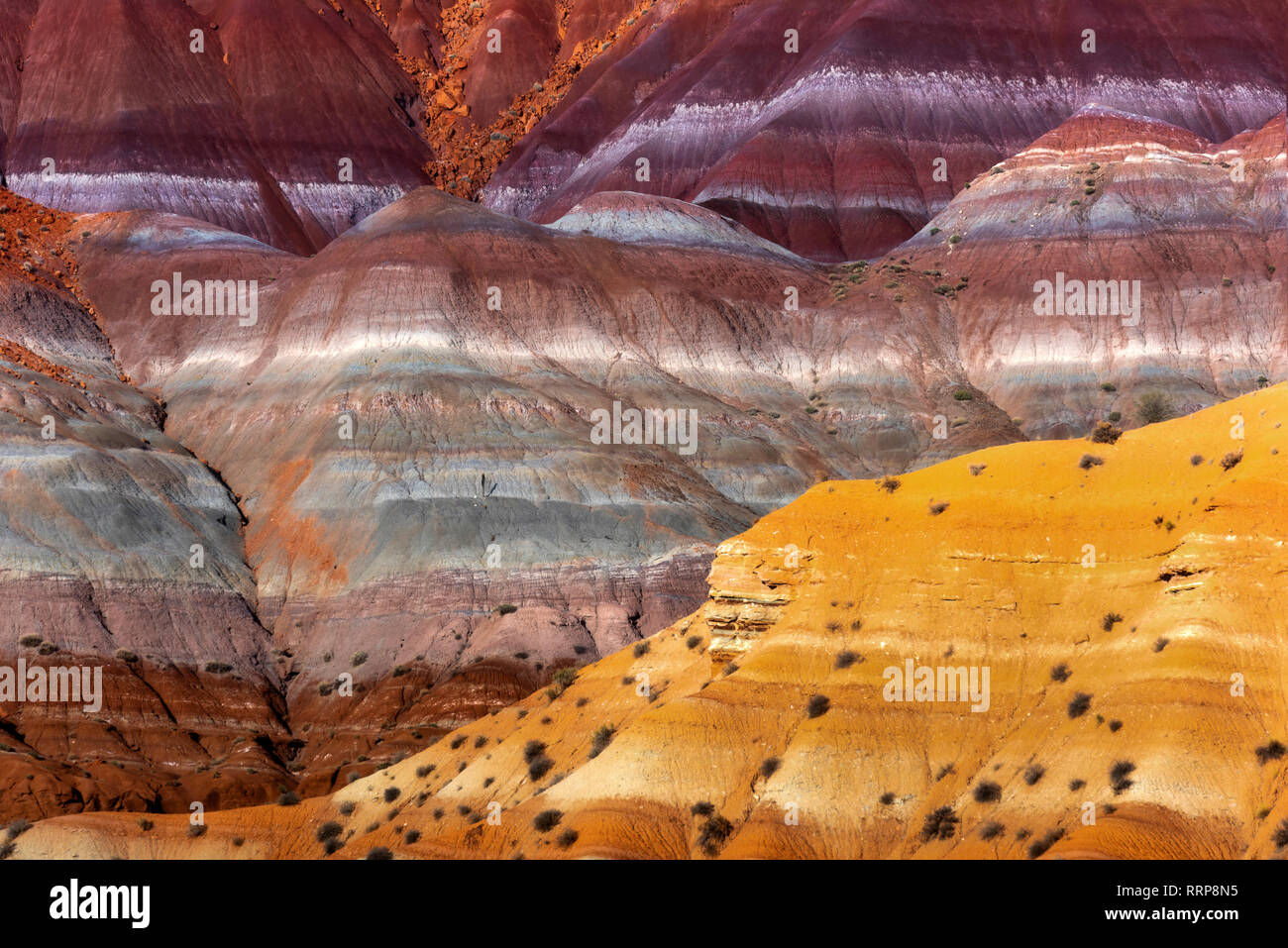 Immagini da Paria Ghost Town colline dipinte nel Grand Staircase-Escalante monumento nazionale nel sud dello Utah Foto Stock