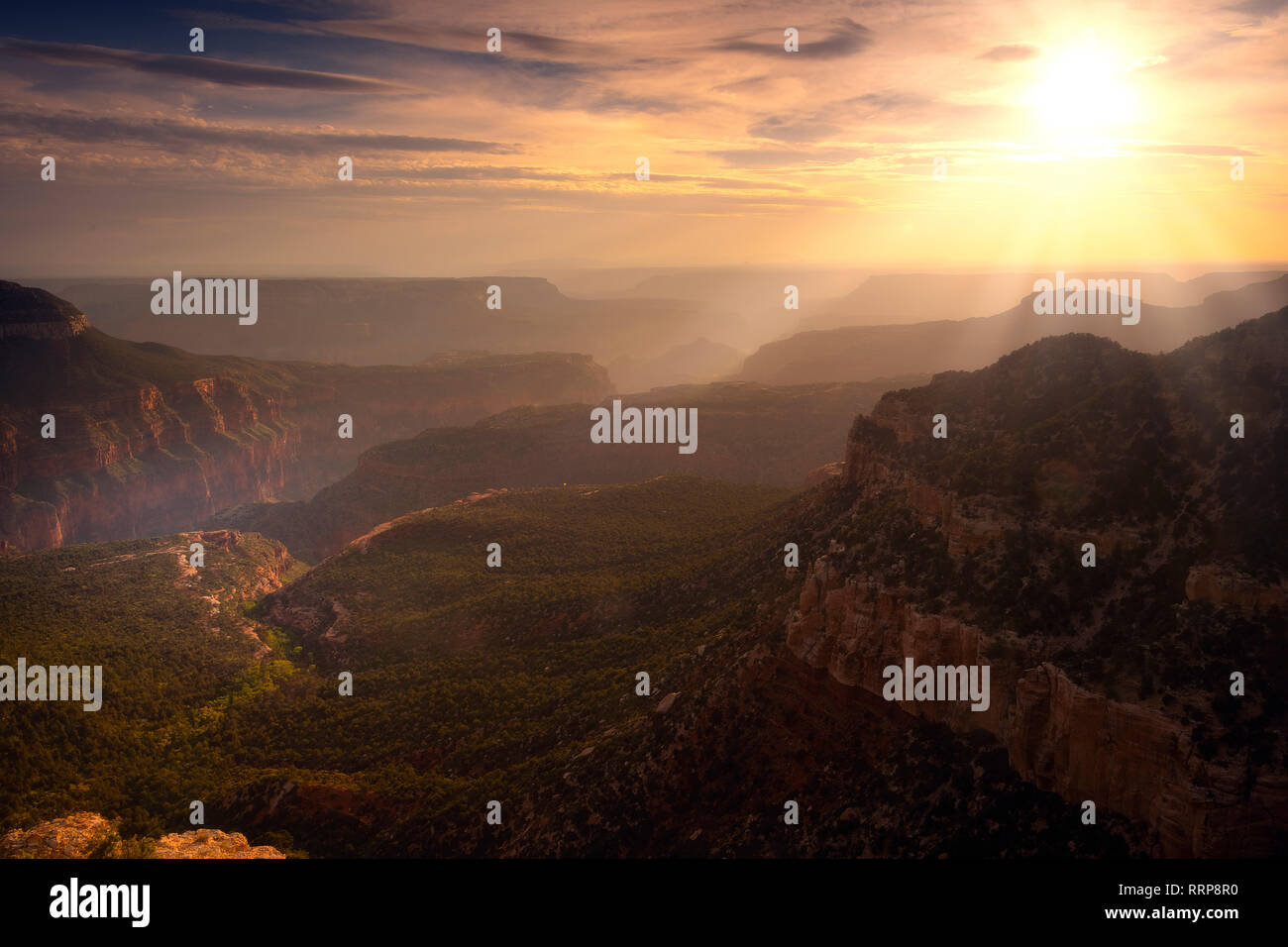 Immagini da Locust Point nel Parco Nazionale del Grand Canyon Foto Stock