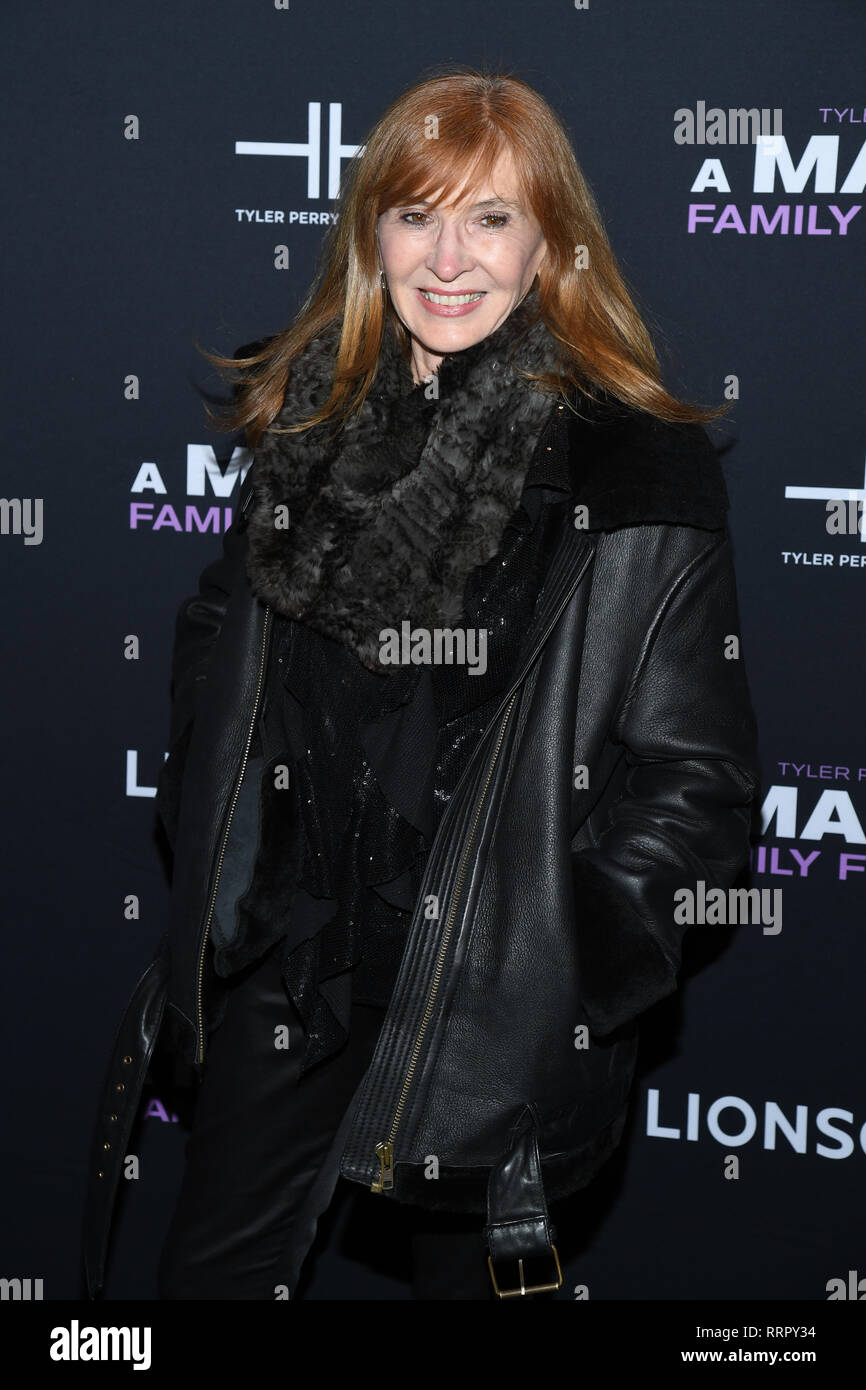 New York, Stati Uniti d'America. Il 25 febbraio, 2019. Nicole Miller assiste il NY speciale proiezione per Tyler Perry's "Madea funerale di famiglia' al teatro SVA il 25 febbraio 2019 nella città di New York. Credito: Erik Pendzich/Alamy Live News Foto Stock