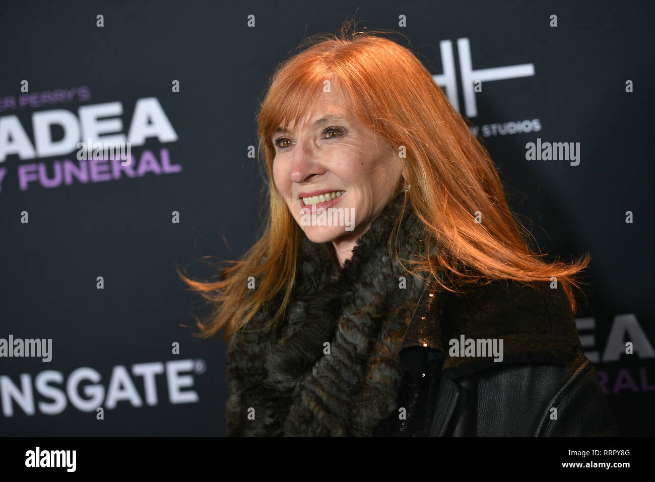 New York, Stati Uniti d'America. Il 25 febbraio, 2019. Nicole Miller assiste il NY speciale proiezione per Tyler Perry's "Madea funerale di famiglia' al teatro SVA il 25 febbraio 2019 nella città di New York. Credito: Erik Pendzich/Alamy Live News Foto Stock