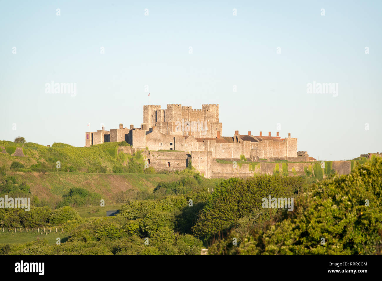 Il castello di Dover, Dover, Kent, Regno Unito Foto Stock