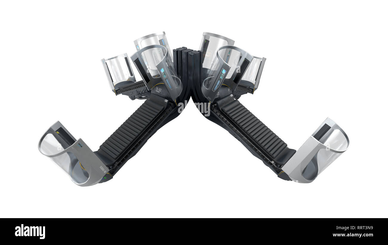 La modalità di ibernazione Pod - 3D Rendering Foto Stock