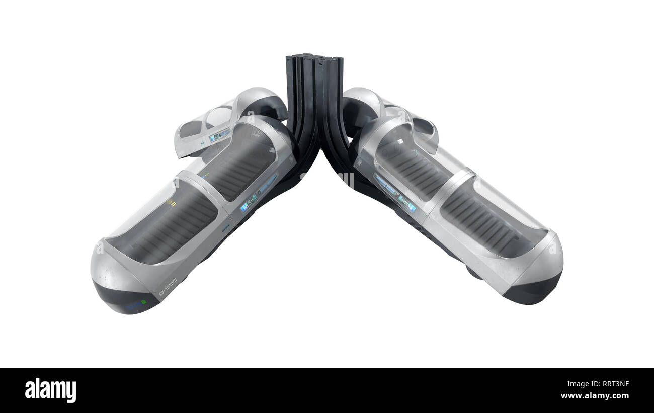 La modalità di ibernazione Pod - 3D Rendering Foto Stock