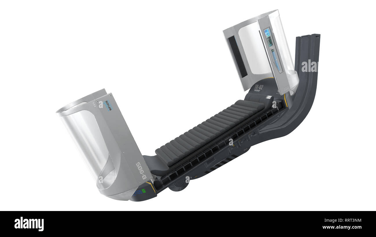 La modalità di ibernazione Pod - 3D Rendering Foto Stock