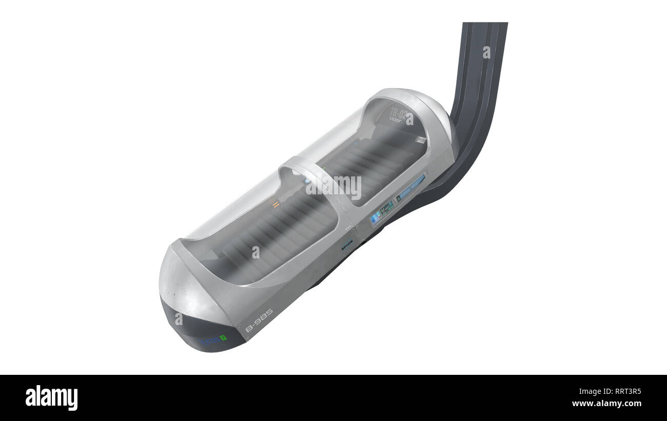 La modalità di ibernazione Pod - 3D Rendering Foto Stock