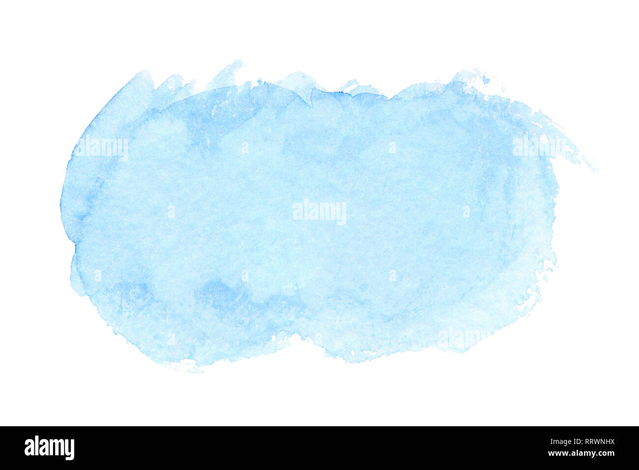 Blu acquerelli astratti sfondo per texture e sfondi banner web design Foto Stock