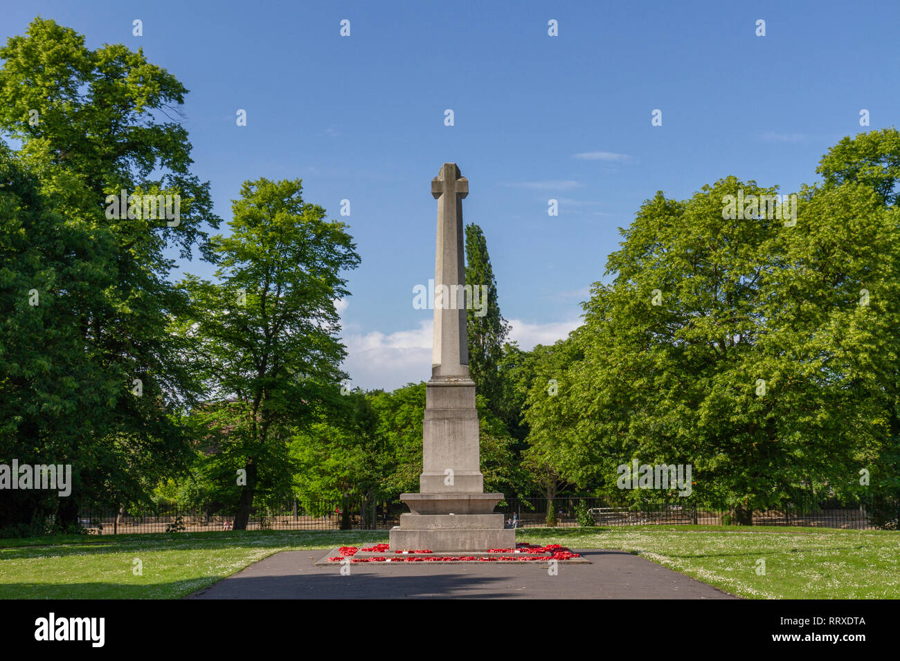 La città di York Memoriale di guerra è una prima Guerra Mondiale memorial progettato da Sir Edwin Lutyens, città di York, North Yorkshire, Regno Unito. Foto Stock