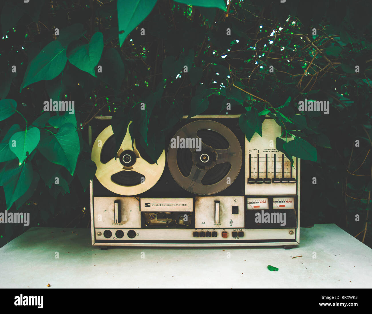 Nastro d'epoca registrato Foto Stock