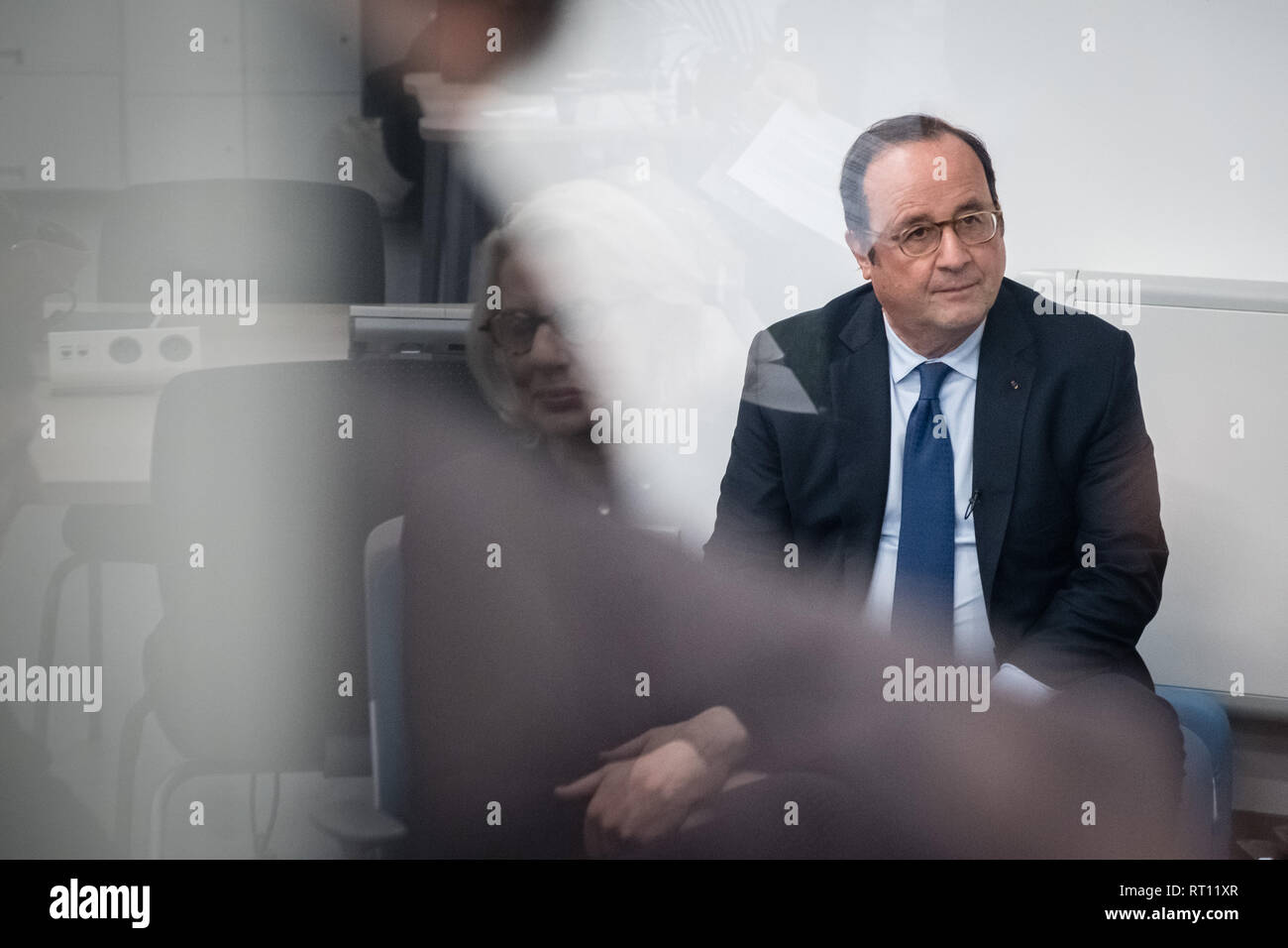 François Hollande ex presidente della repubblica francese Foto Stock