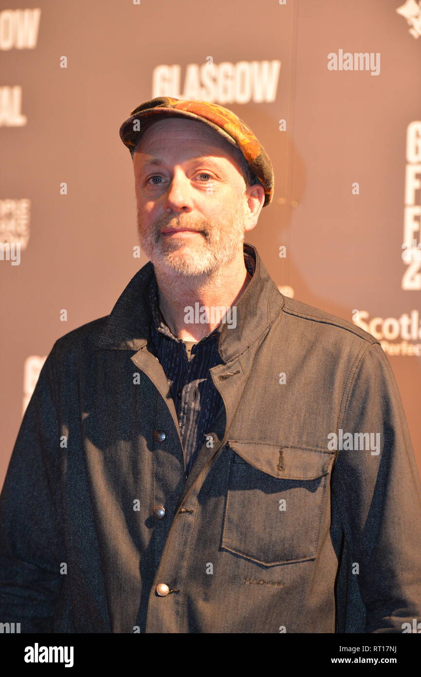 Glasgow, Regno Unito. 26 Febbraio, 2019. Film del regista - Charlie Paolo, visto sul tappeto rosso al Premier del film, della profezia, presso la Glasgow Film Theatre. Credito: Colin Fisher/Alamy Live News Foto Stock