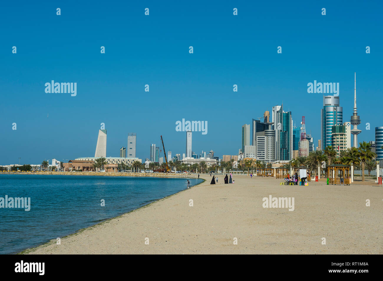 Arabia, Kuwait City, Shuwaikh beach Foto Stock