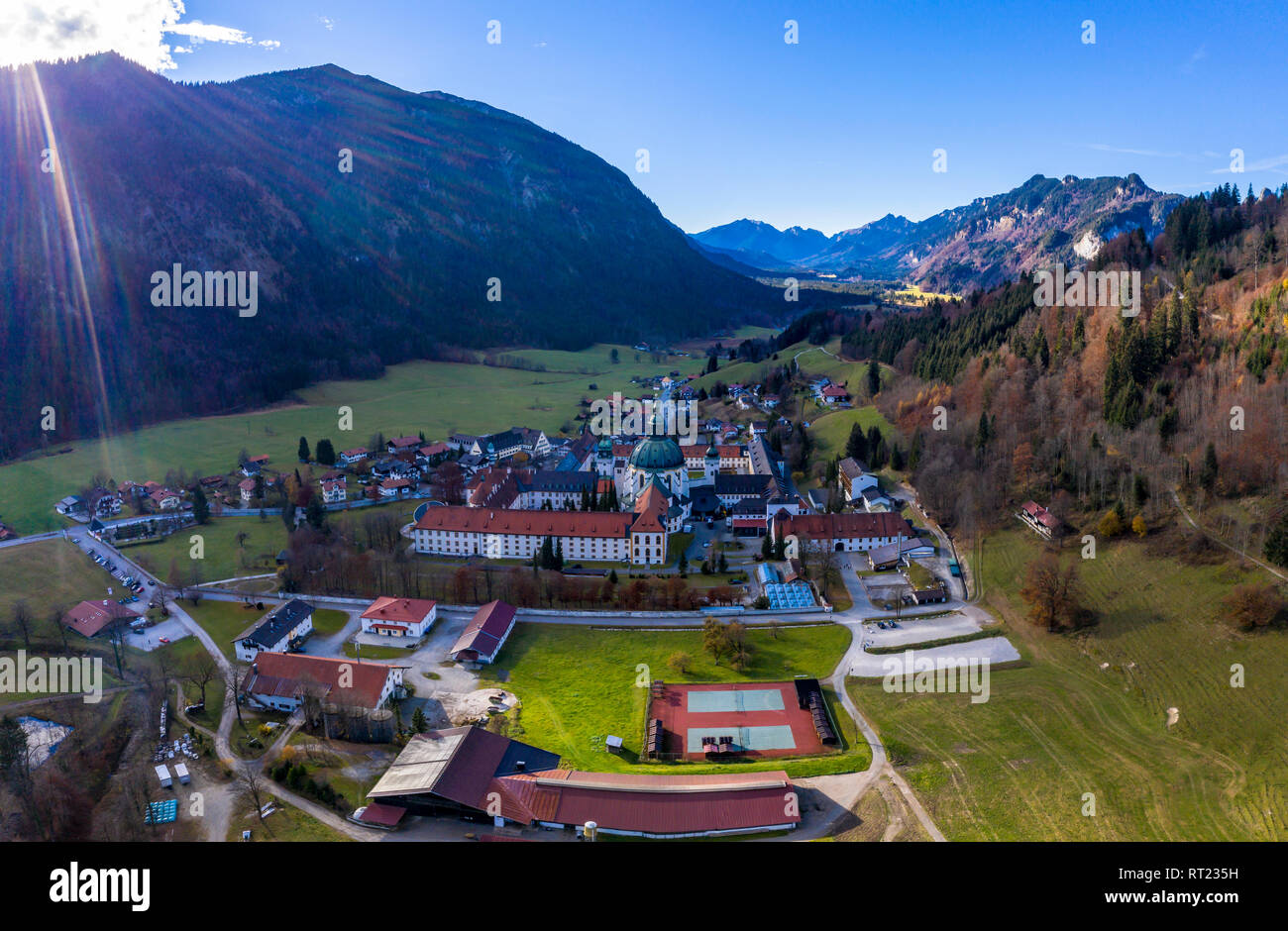 In Germania, in Baviera, Abbazia benedettina, Ettal Abbey Foto Stock