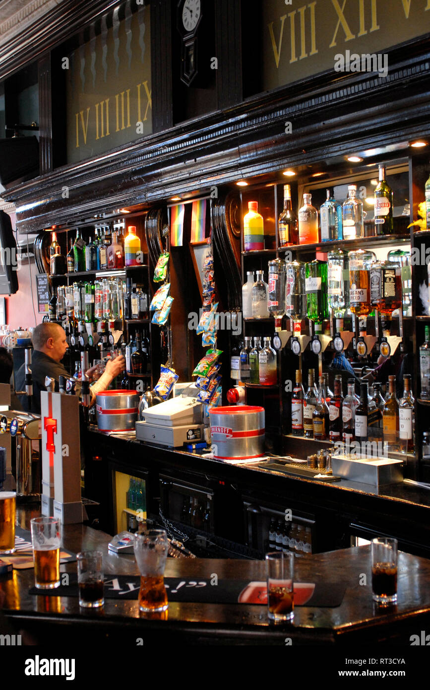 Gastronomia: Il bar Waterloo nel 306 Argyle Street, Glasgow, Scozia, Regno Unito Foto Stock