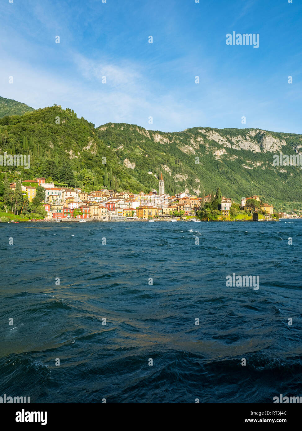 L'Italia, Lombardia, Varenna, il lago di Como Foto Stock