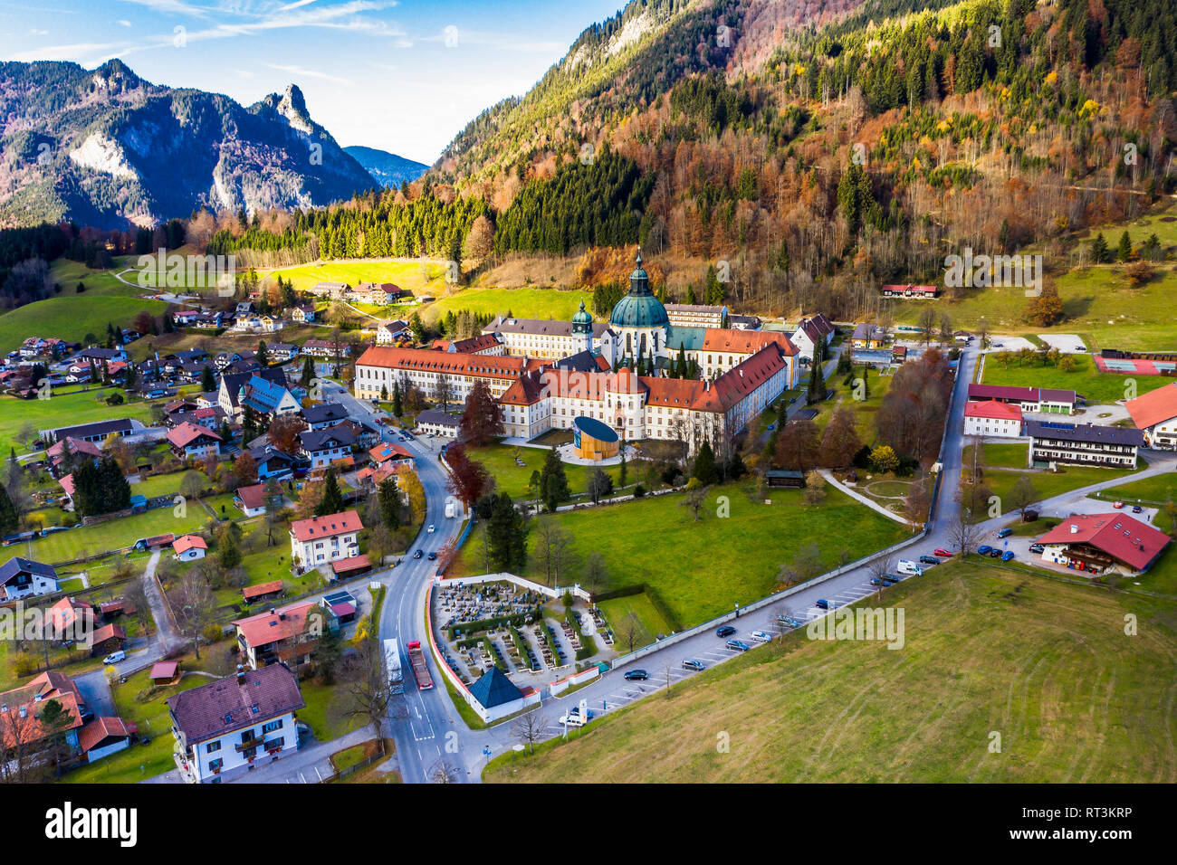 In Germania, in Baviera, Abbazia benedettina, Ettal Abbey Foto Stock