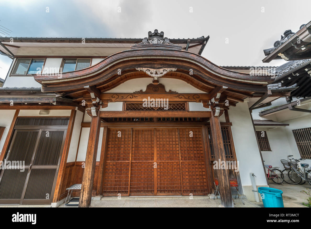 Yanaka, Tokyo, Giappone - 18 Agosto 2017 : Ryogonji tempio. Fondata nel 1624 come Nichiren Setta buddista tempio, oggi setta Tendai tempio buddista. Locat Foto Stock