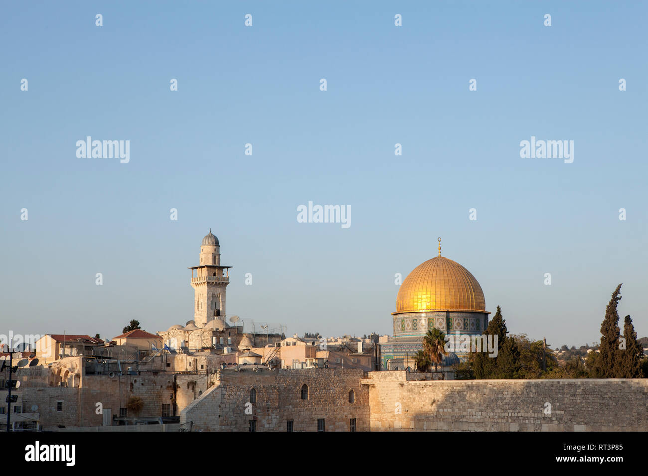 Israele, Gerusalemme, città vecchia, Cupola della roccia Foto Stock
