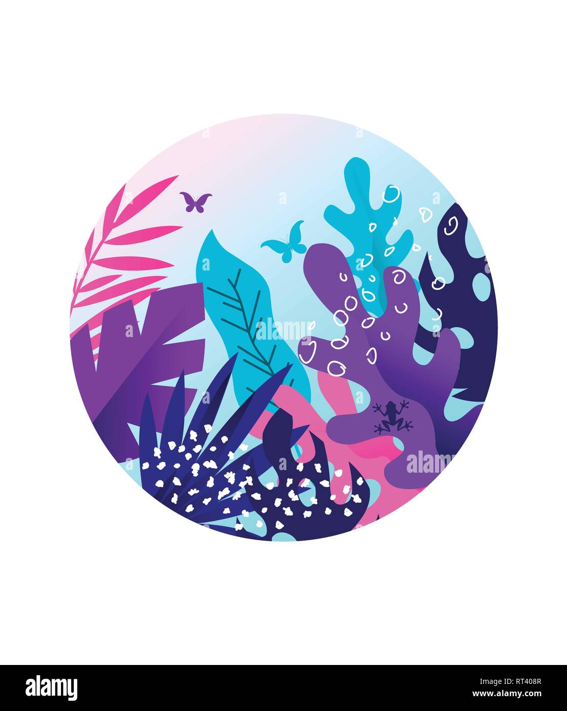 Illustrazione Vettoriale floreali piante naturali colorati texture di sfondo per vari progetti tra cui schede, i coperchi e i modelli. Illustrazione Vettoriale