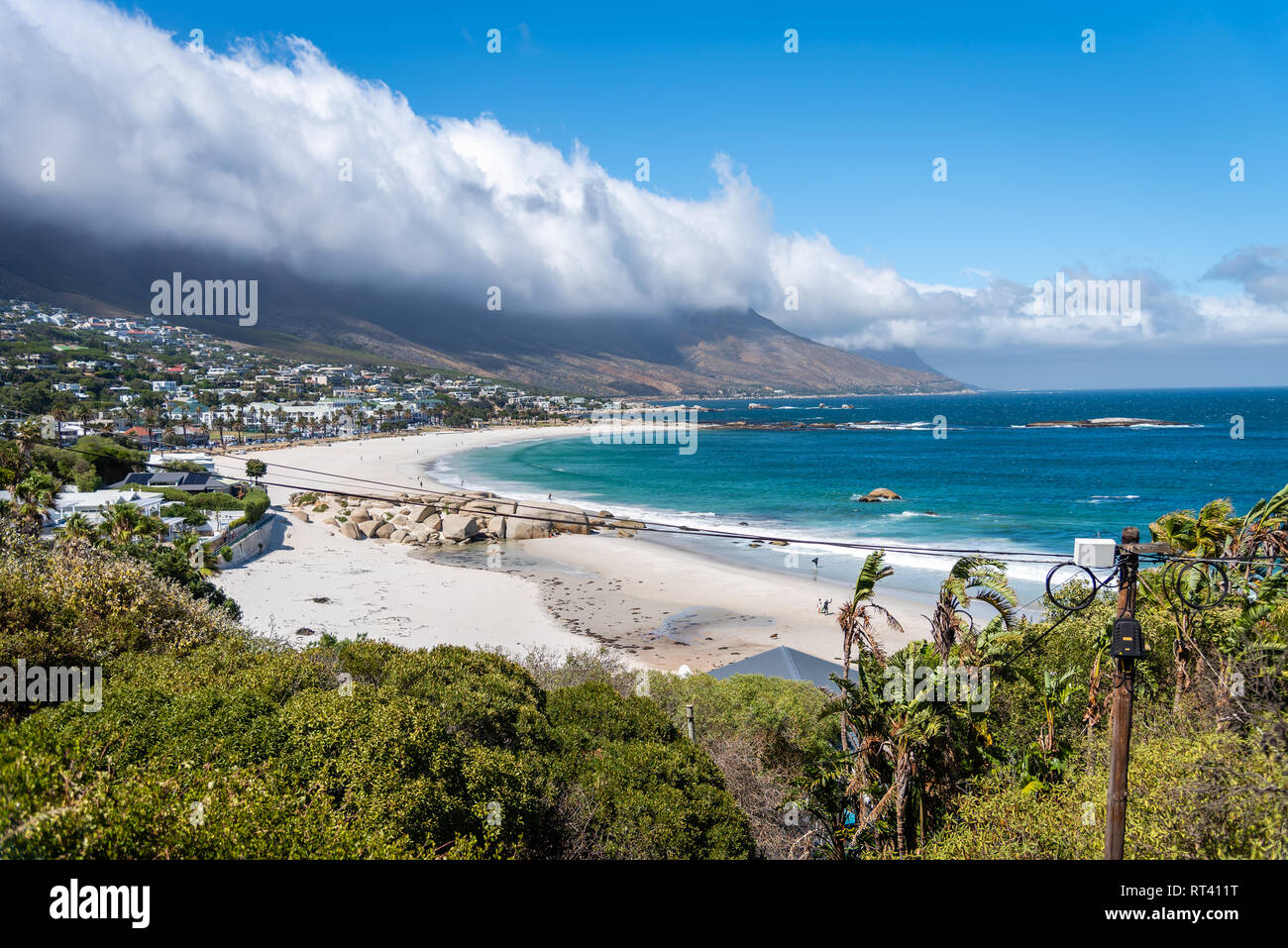 Guarda le spiagge di Cape Town, Sud Africa Foto Stock