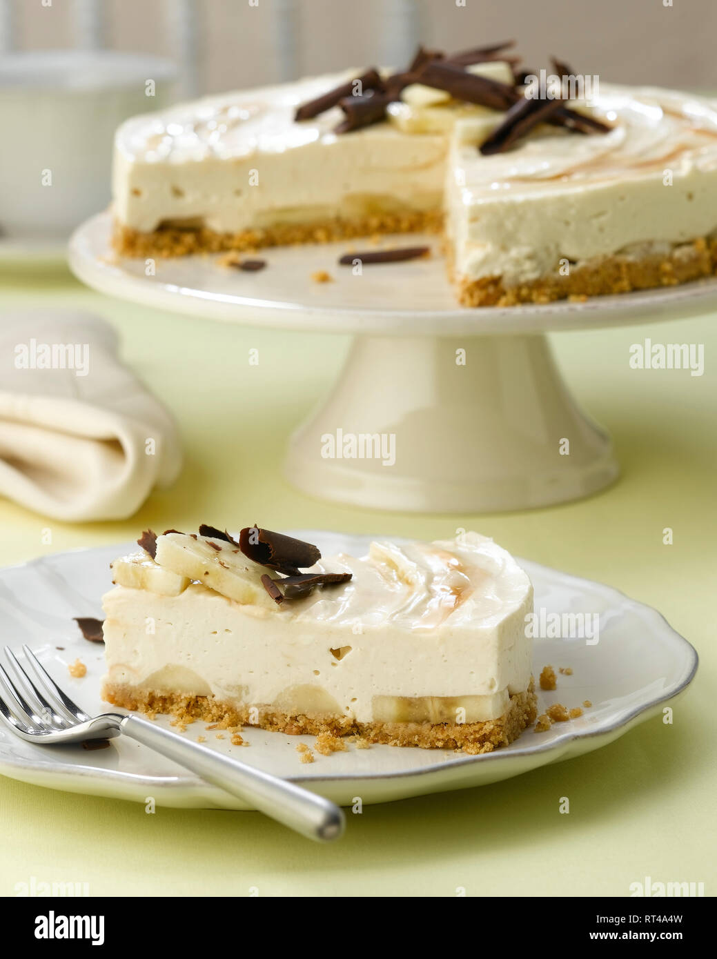 Banoffee Cheesecake Foto Stock