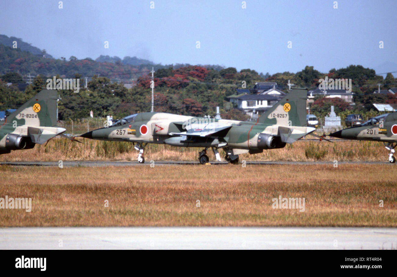 Japanische Luftwaffe JASDF Mitsubishi F-1 Foto Stock