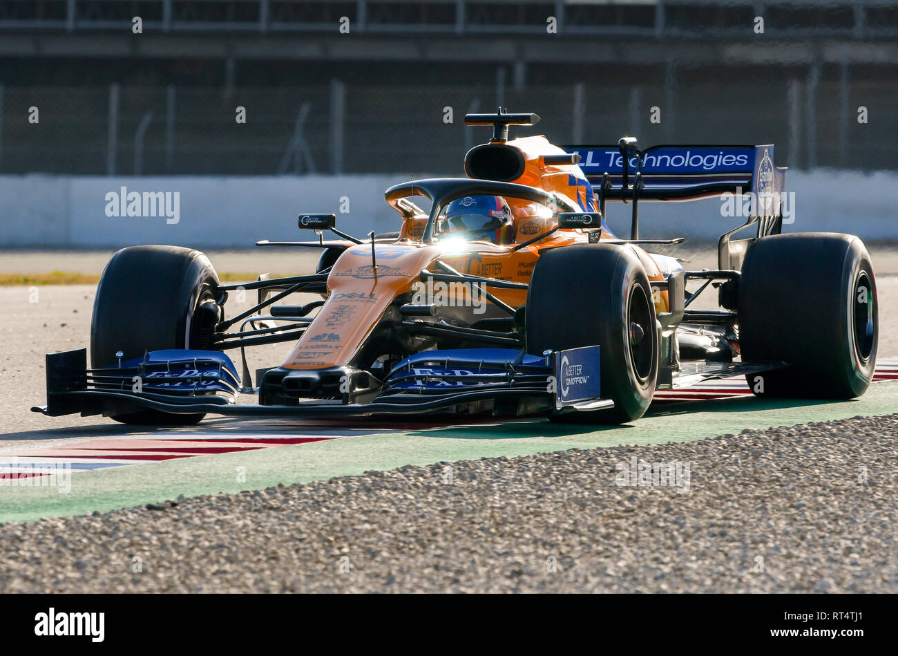 Circuito de Barcelona-Catalunya Spagna, 18.2.2019, Motorsport: Formula 1 test invernali --- Carlos Sainz jun. (ESP), McLaren MCL34 Foto Stock