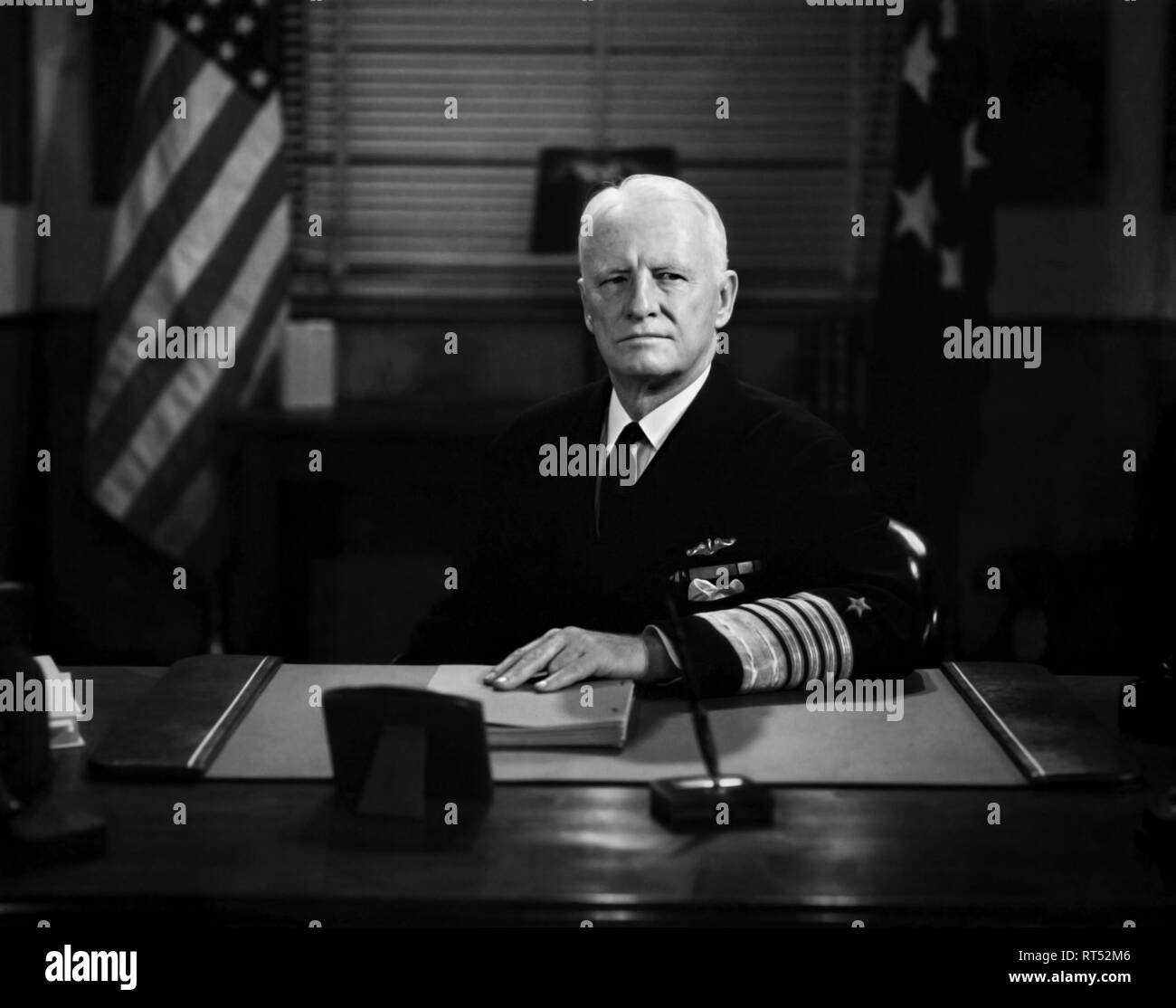 Storia americana foto di Admiral Chester William Nimitz. Foto Stock