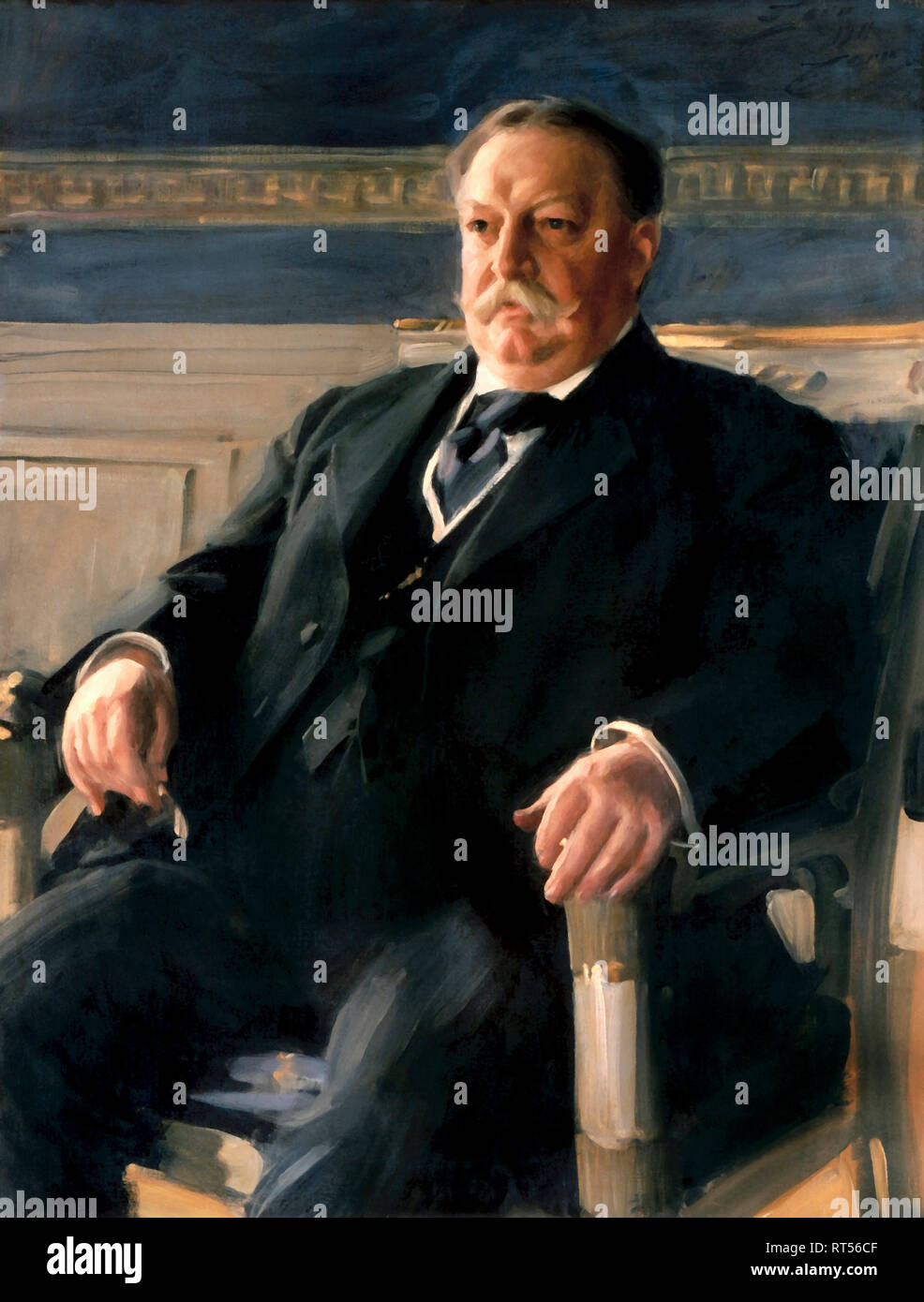 Storia americana pittura del presidente William Howard Taft. Foto Stock