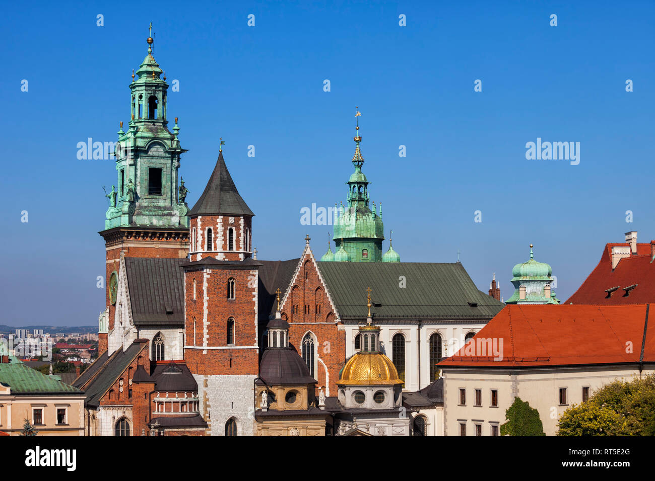 La Polonia, Cracovia, Cattedrale di Wawel Foto Stock