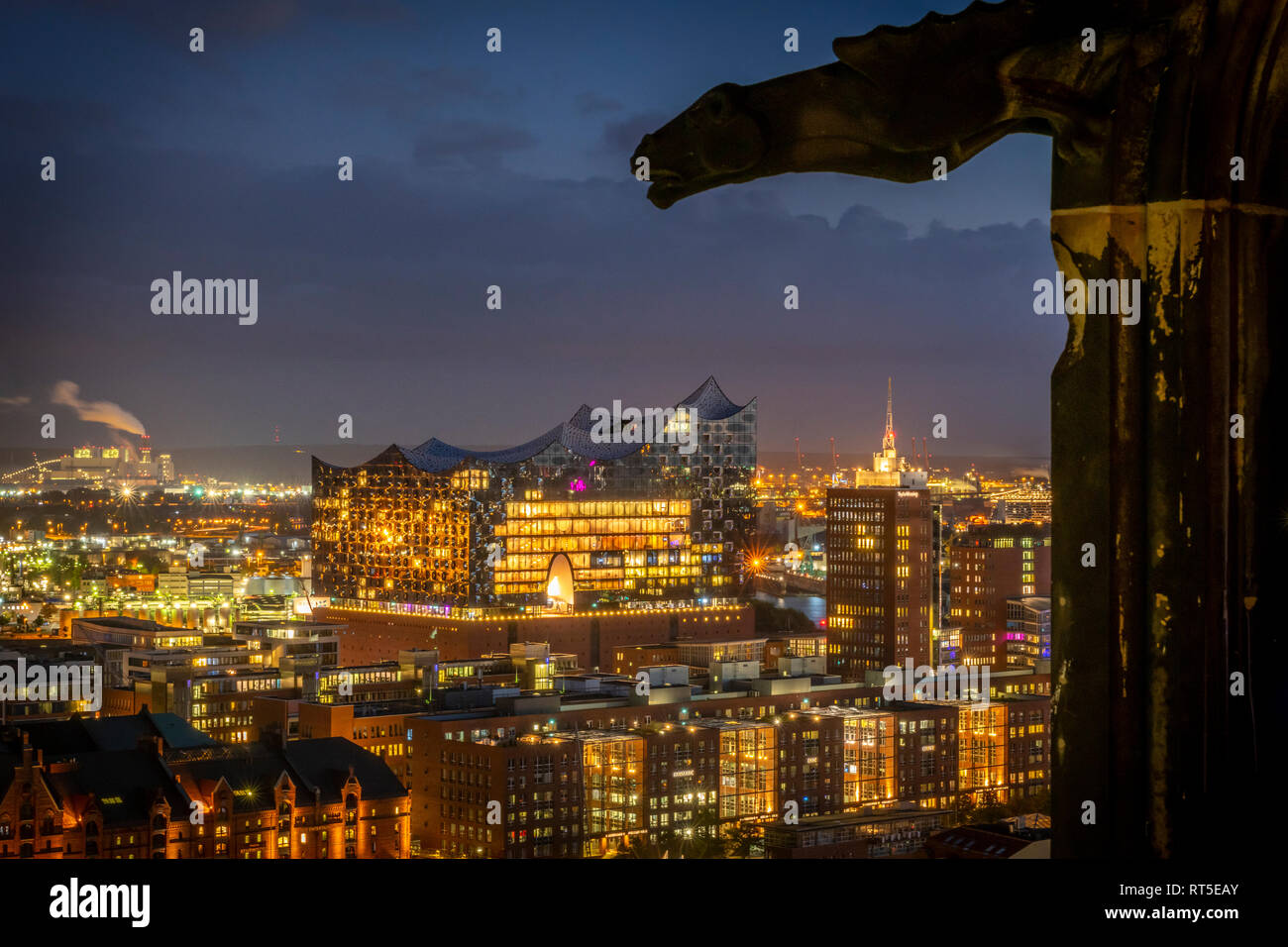 Germania, Amburgo, Elbe Philharmonic Hall Foto Stock