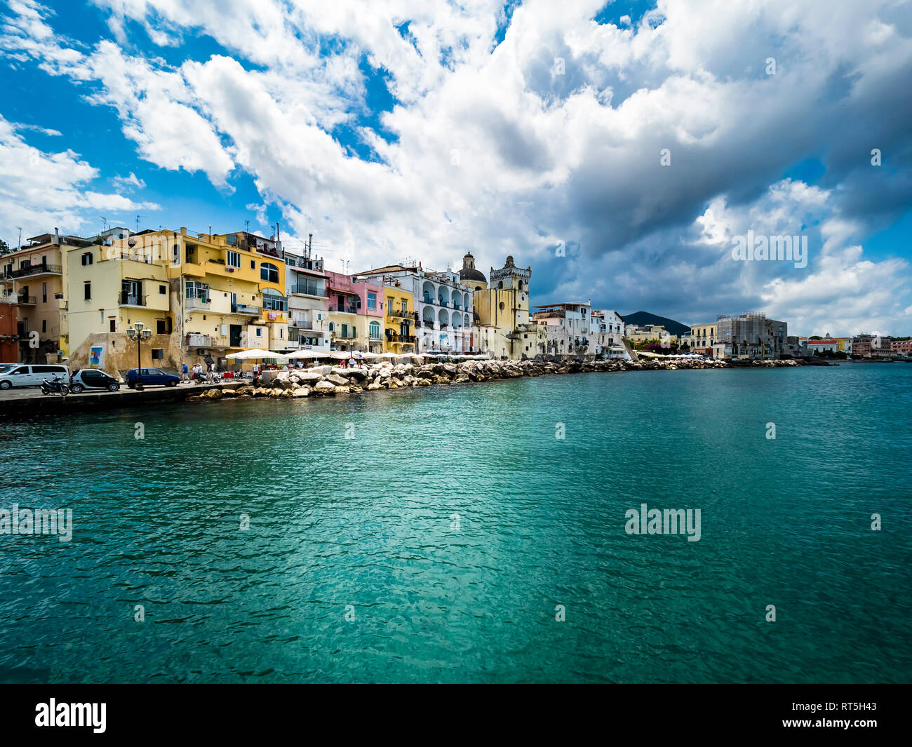 L'Italia, Campania, Napoli, Golfo di Napoli, Ischia Isola di Ischia, Old Town Foto Stock