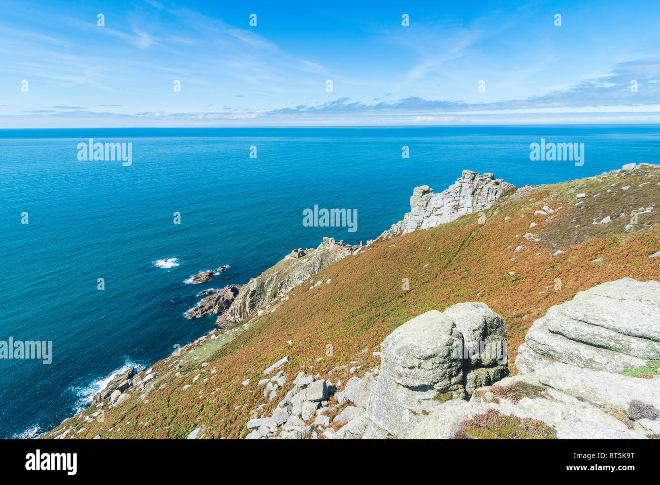 Regno Unito, Inghilterra, Devon, Isola di Lundy, canale di Bristol Foto Stock