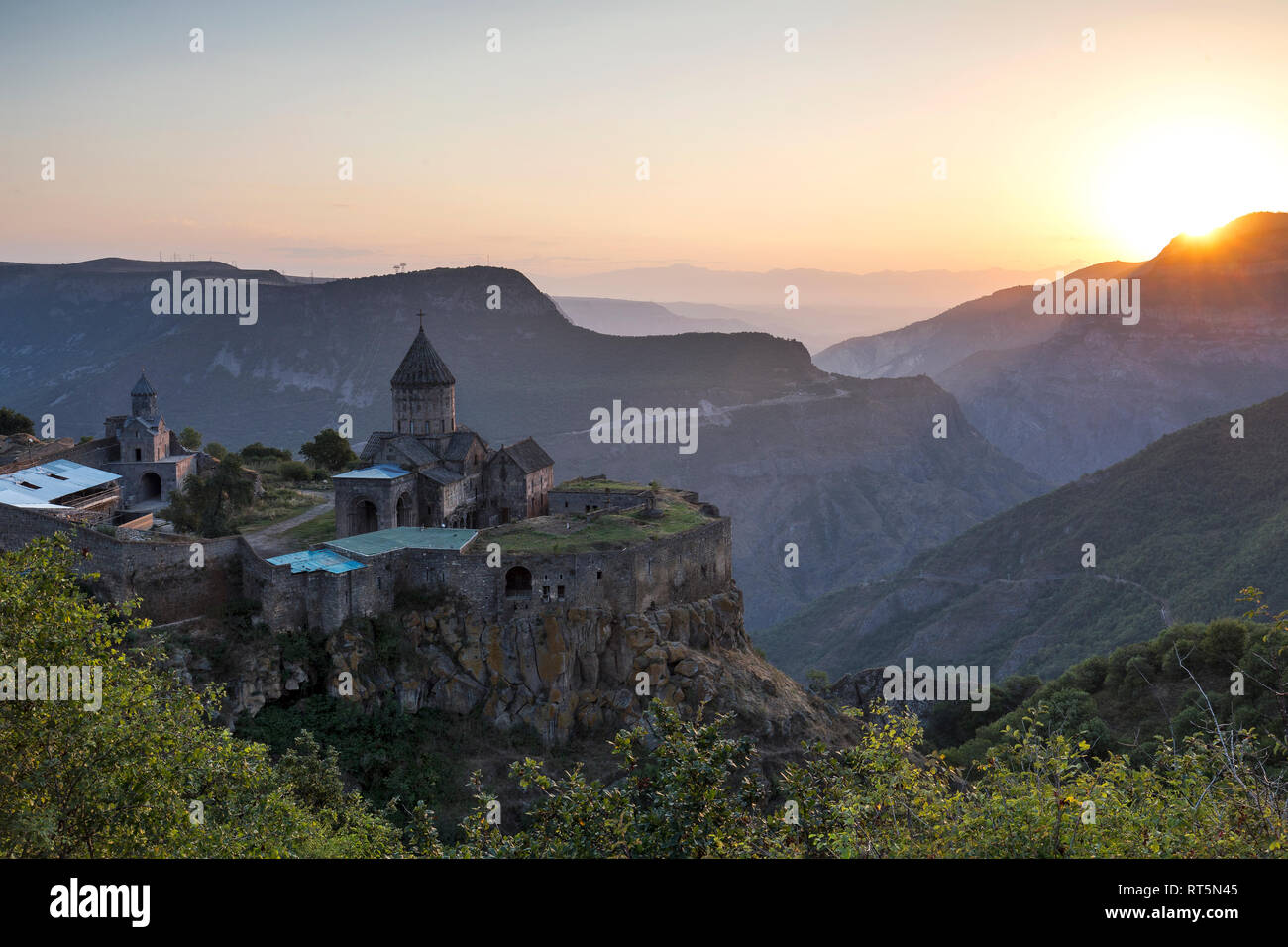 Armenia, Provincia di Syunik, Monastero di Tatev Foto Stock