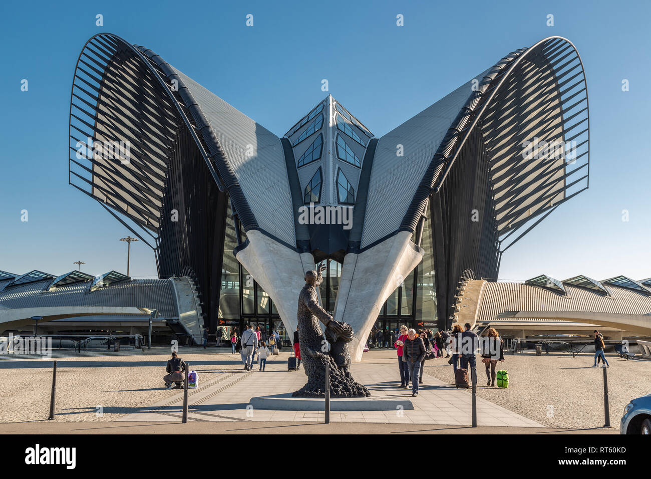 Lione Saint Exupery stazione ferroviaria di Lione Foto Stock