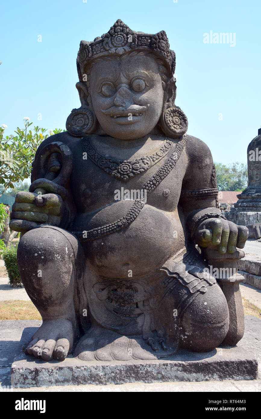 Il Candi Plaosan è uno dei templi buddisti si trova nel villaggio di Bugisan, Prambanan distretto, Klaten Regency, Giava centrale, Indonesia. Foto Stock