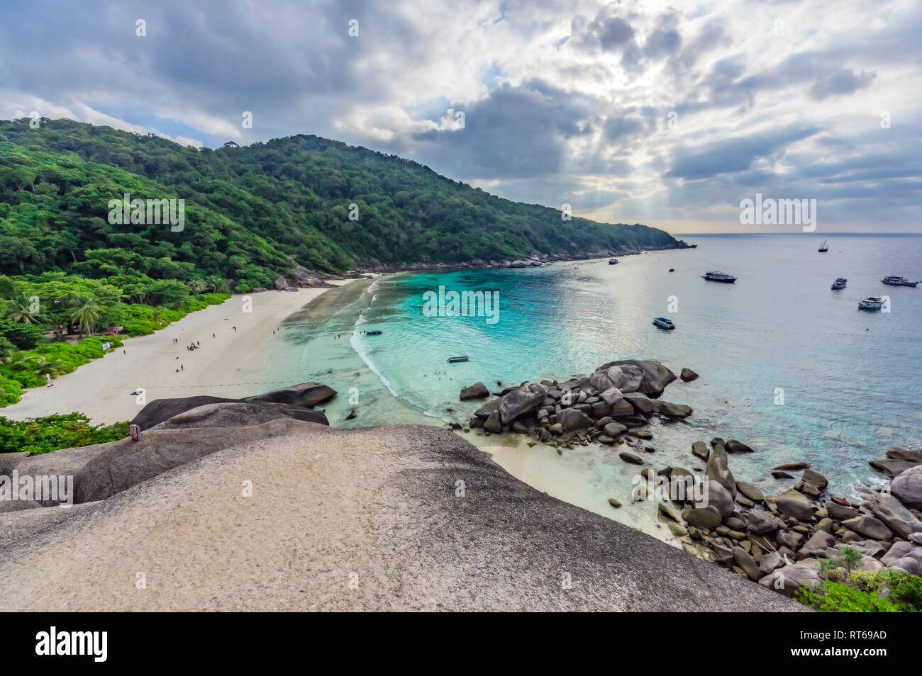 Thailandia, Isole Similan, Mu Ko Similan Parco Nazionale, Ko Similan Foto Stock