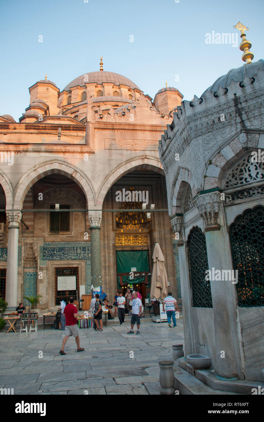 Asia, la Turchia, Istanbul, Yeni Camii, Nuova Moschea, Eminonu Foto Stock