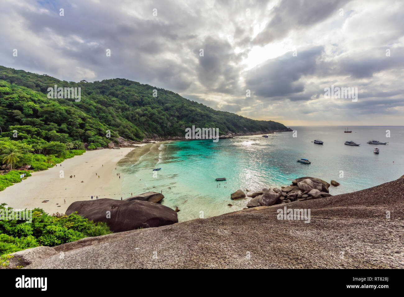 Thailandia, Isole Similan, Mu Ko Similan Parco Nazionale, Ko Similan Foto Stock