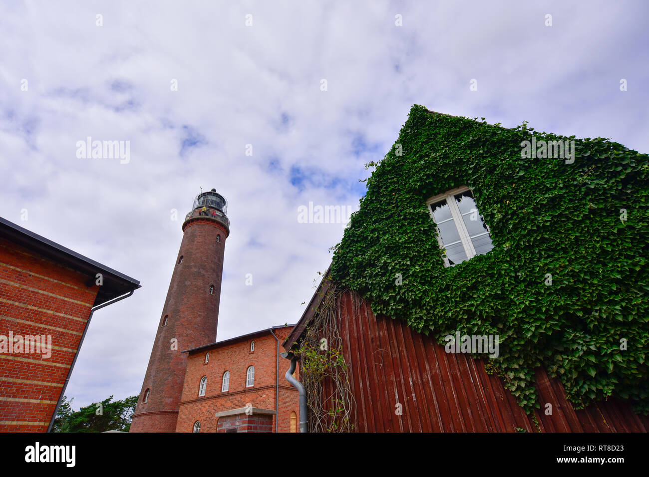 Germania, Meclemburgo-Pomerania, Zingst, Faro Darsser Ort Foto Stock