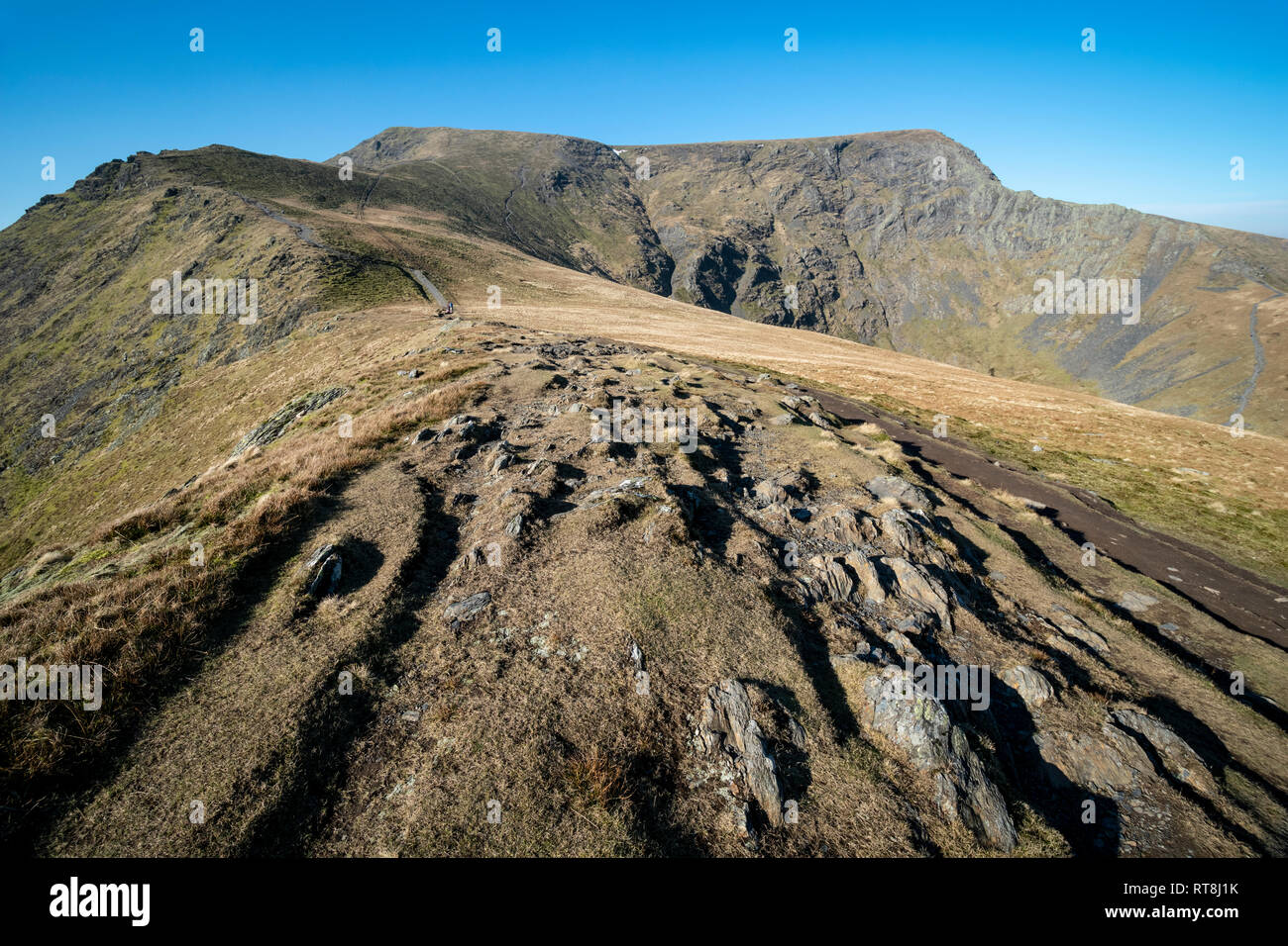 Blencathra aka a doppio spiovente, Lake District Mountain Foto Stock