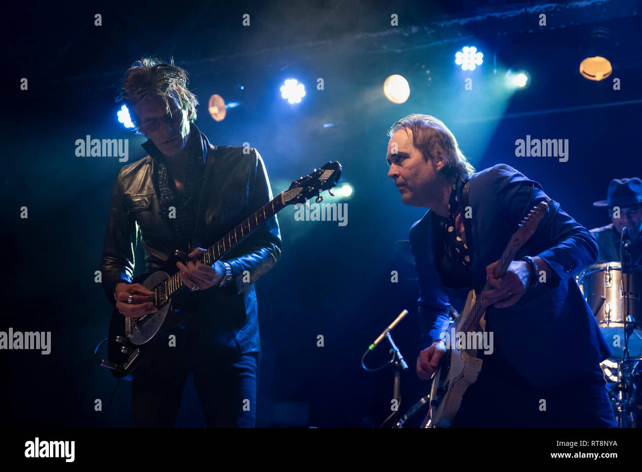 Barcellona, Spagna. Il 30 gennaio, 2019. Concerto di Chuck Prophet & Charlie Sexton in Razzmatazz. Fotografo: © Aitor Rodero. Foto Stock