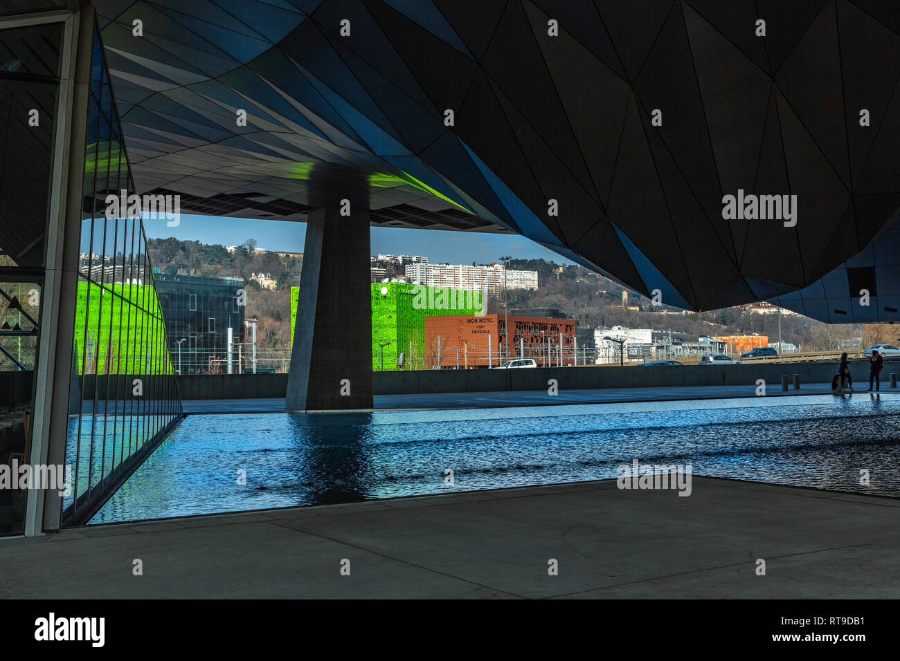 Musee des Confluences, Presqu'ile a Lione Foto Stock