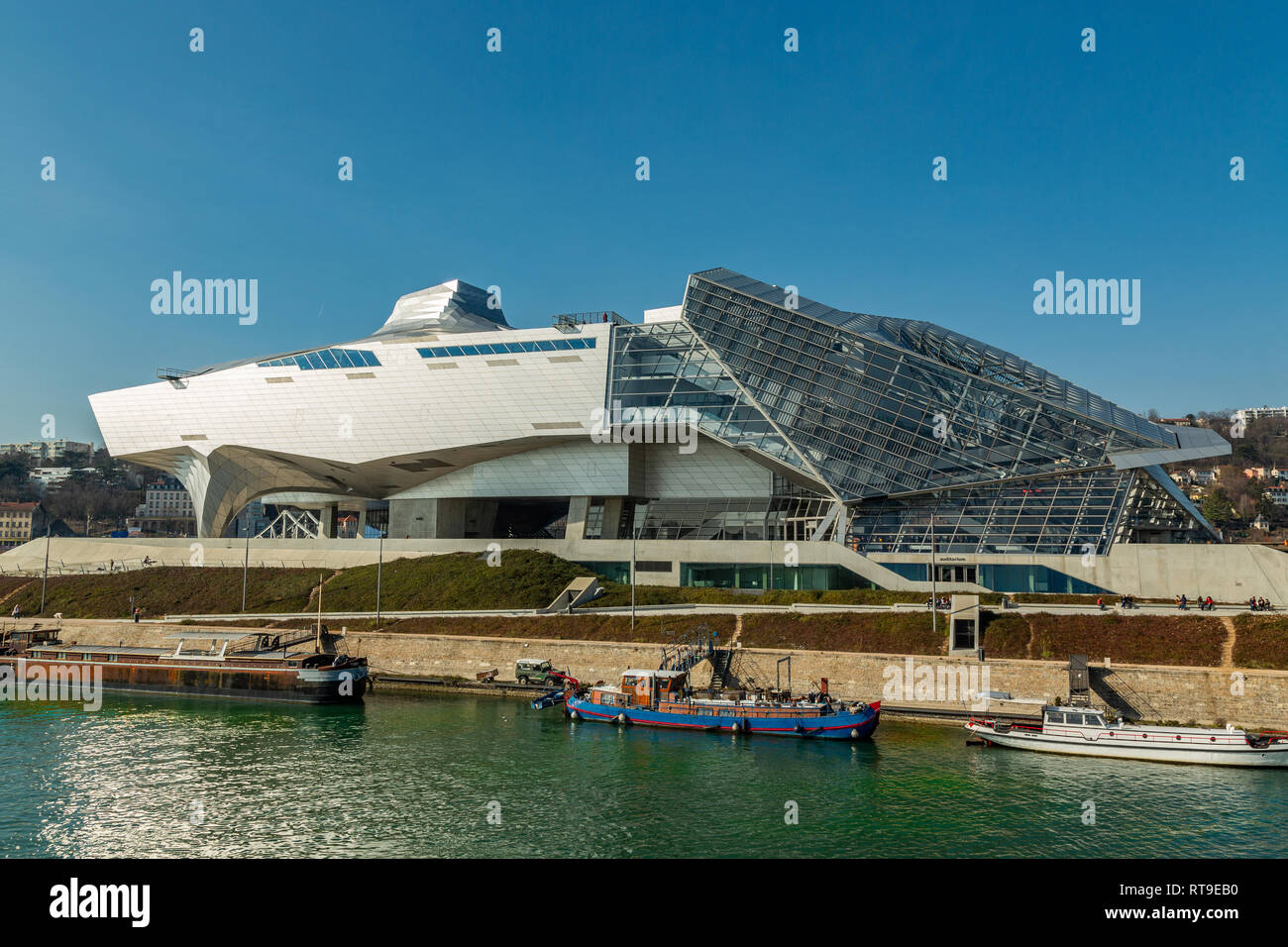 Musee des Confluences, Presqu'ile a Lione Foto Stock
