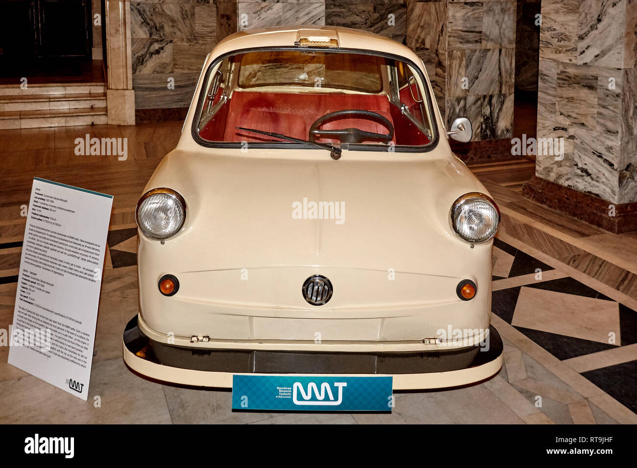 Varsavia, Polonia - 17 settembre 2018. Smyk concept car esposti nel Museo della Tecnologia Foto Stock