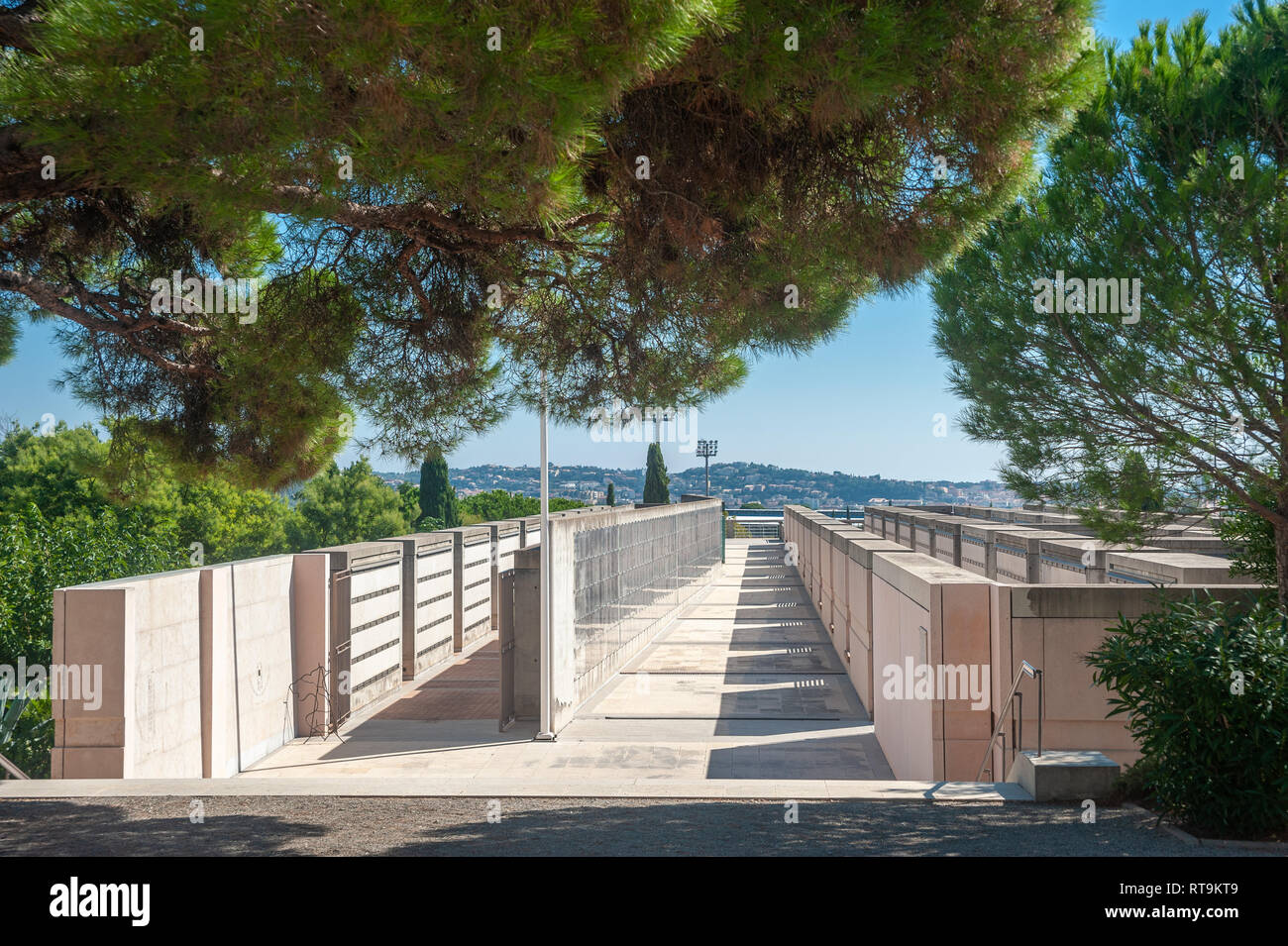 Necropoli per i caduti in guerra in Indocina, Frejus, Var, Provence-Alpes-Côte d'Azur, in Francia, in Europa Foto Stock