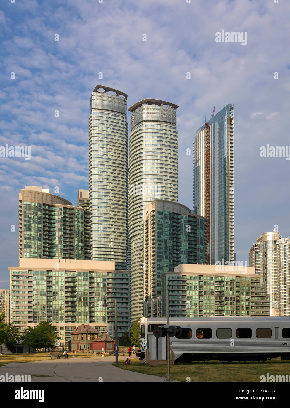 TORONTO, Ontario, Canada - 25 giugno 2018: Toronto quartiere residenziale Foto Stock
