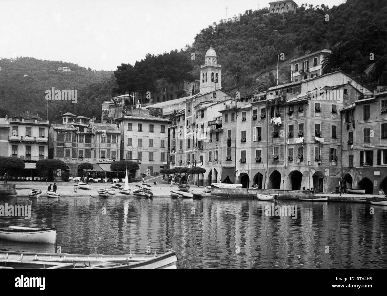 Portofino Liguria, Italia 1950 Foto Stock