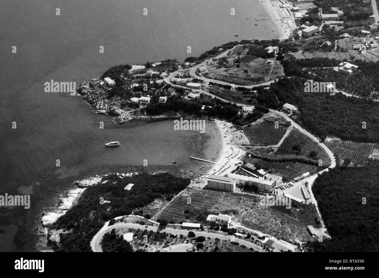 Procchio, Isola d'Elba, Toscana, Italia 1964 Foto Stock