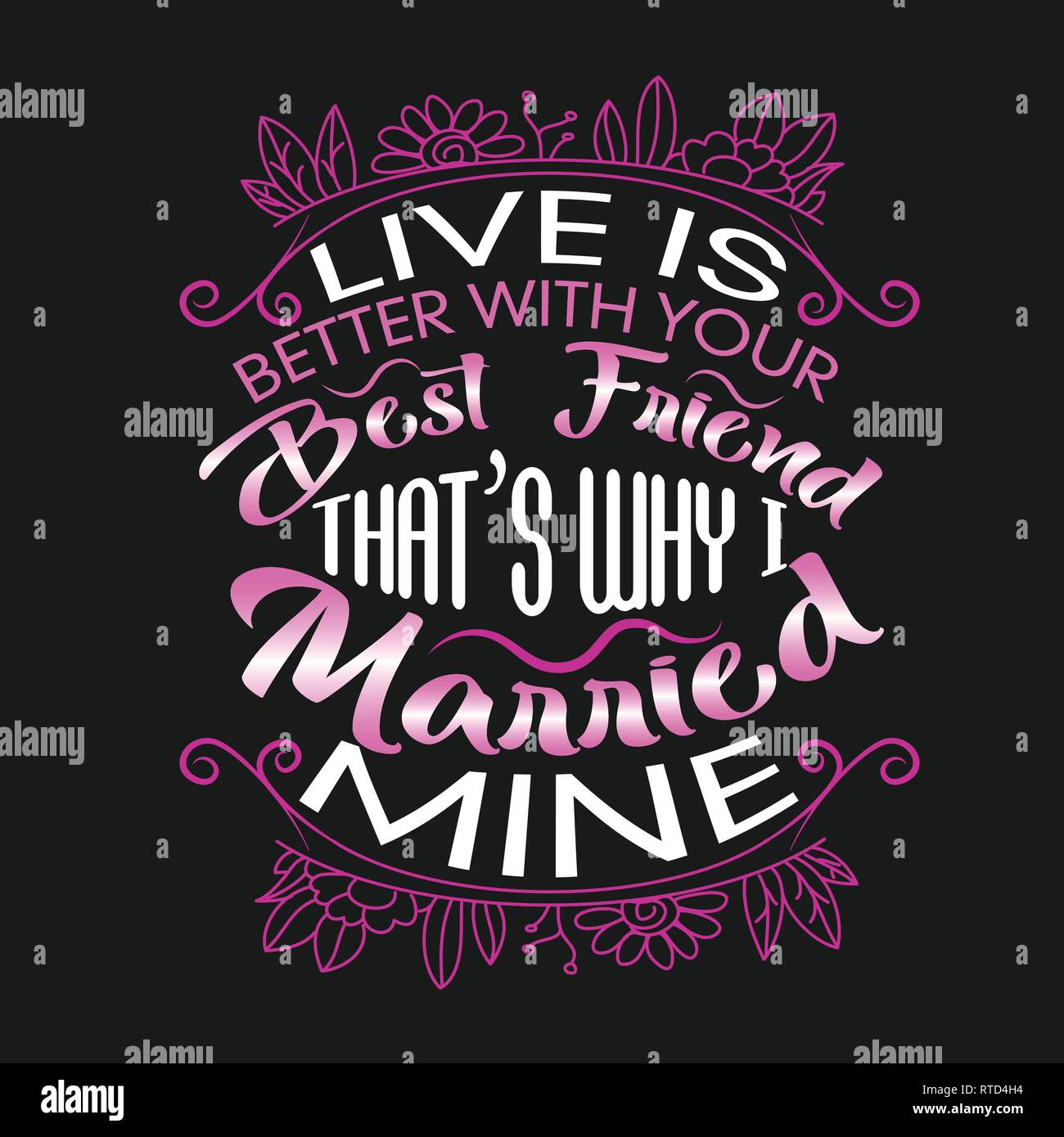 Amicizia preventivo e dicendo. Vivere è meglio con il tuo migliore amico. Illustrazione Vettoriale